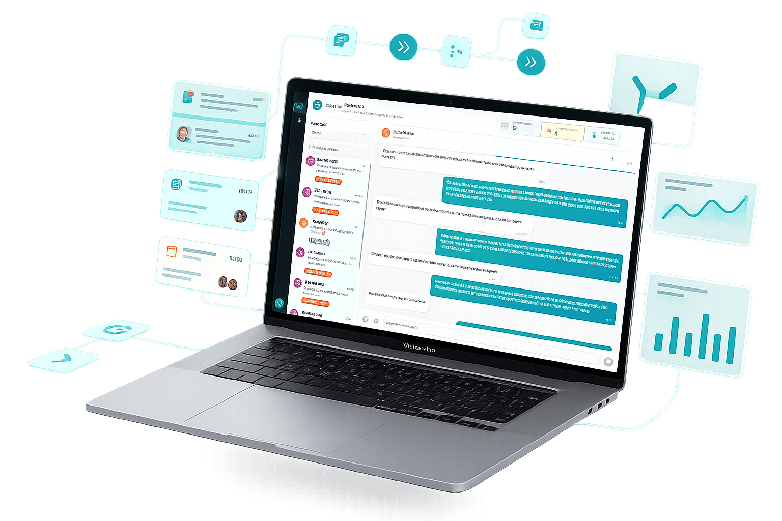 Dashboard SomaClini - Gestão de conversas e atendimento